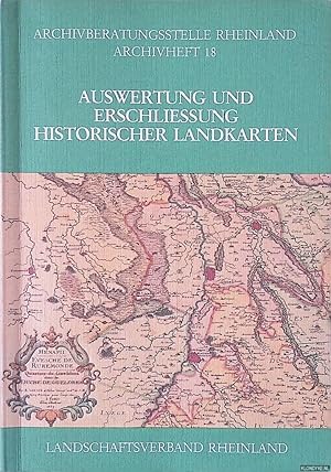 Bild des Verkufers fr Erschliessung und Auswertung historischer Landkarten / Ontsluiting en Gebruik van historische Landkaarten. zum Verkauf von Klondyke