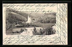 Seller image for Postcard Johannisbad, Die Kath. Kirche for sale by Bartko-Reher