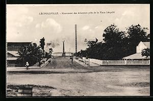 Ansichtskarte Léopoldville, Monument des Aviateirs pres de la Place Léopold