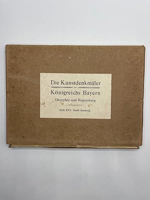 Die Kunstdenkmäler von Oberpfalz und Regensburg - 16. Stadt Amberg bearbeitet von Felix Mader, Au...