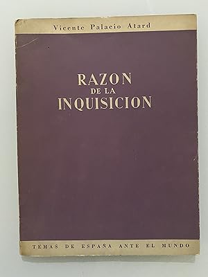 Immagine del venditore per Razn de la Inquisicin venduto da Nk Libros