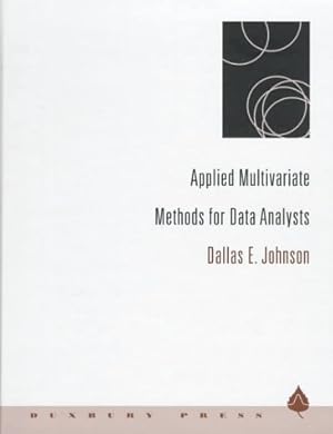 Seller image for Applied Multivariate Methods for Data Analysts for sale by WeBuyBooks
