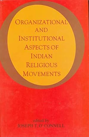 Bild des Verkufers fr Organizational and Institutional Aspects of Indian Religious Movements zum Verkauf von JLG_livres anciens et modernes