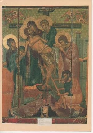 Seller image for Postal E06705: Bilateral Icon: The Deposition fro the Cross. The Church of St Marina , Kalopanayiotis for sale by EL BOLETIN