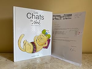 Imagen del vendedor de Les Chats de Sin + Signed by Philippe Guigon + Signed Letter by Philippe Guigon a la venta por Little Stour Books PBFA Member