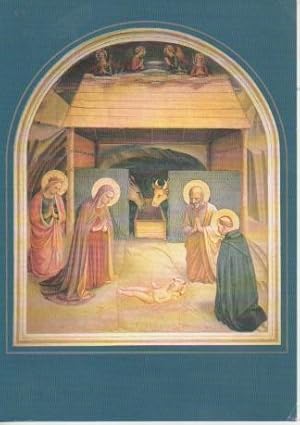 Image du vendeur pour Postal E06754: Postal navidea. Natividad de Fra Angelico mis en vente par EL BOLETIN