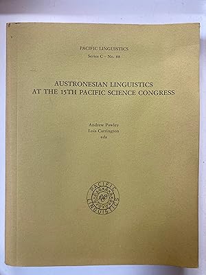 Austronesian linguistics at the 15th Pacific Science Congress (Pacific linguistics)