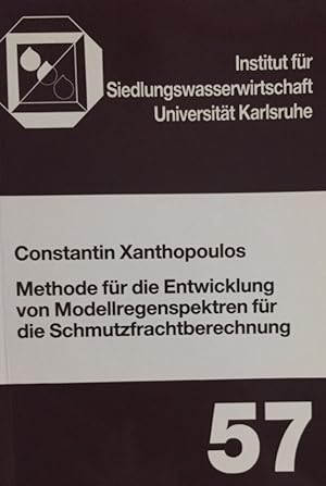 Methode für die Entwicklung von Modellregenspektren für die Schmutzfrachtberechnung.