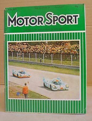 Bild des Verkufers fr Motor Sport Incorporating Speed And The Brooklands Gazette - Volume XLVII [ 47 ] N6 June 1971 zum Verkauf von Eastleach Books