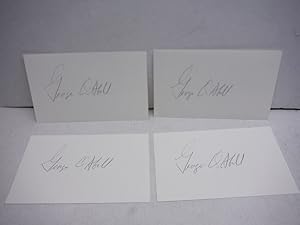 Seller image for 4 Autographs of George O. Abell. for sale by Imperial Books and Collectibles