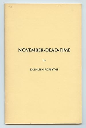 Imagen del vendedor de November-Dead-Time a la venta por Attic Books (ABAC, ILAB)