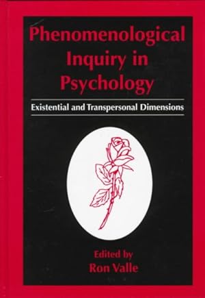Seller image for Phenomenological Inquiry in Psychology : Existential and Transpersonal Dimensions for sale by GreatBookPricesUK