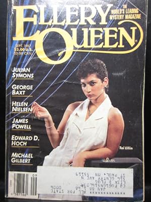 Image du vendeur pour ELLERY QUEEN'S MYSTERY - Sep 1987 mis en vente par The Book Abyss