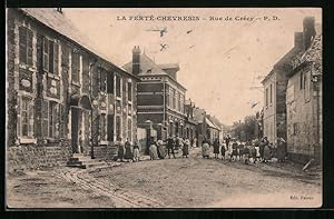 Carte postale La Ferté-Chevresis, Rue de Crécy