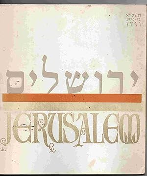 Jerusalem 1970/71