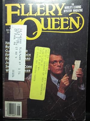 Bild des Verkufers fr ELLERY QUEEN'S MYSTERY - Jun 1986 zum Verkauf von The Book Abyss