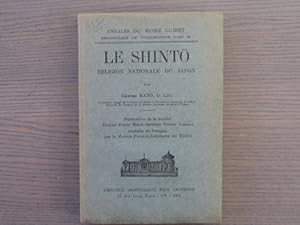 Imagen del vendedor de LE SHINTO Religion nationale du Japon. a la venta por Tir  Part