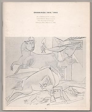 Bild des Verkufers fr Drawings 1916 /1966: An Exhibition on the Occasion of the 50th Anniversary of the Arts Club of Chicago zum Verkauf von Jeff Hirsch Books, ABAA