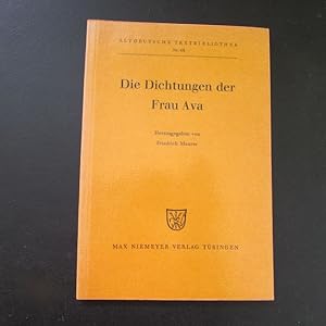 Bild des Verkufers fr Altdeutsche Textbibliothek - Band 66: Die Dichtungen der Frau Ava zum Verkauf von Bookstore-Online