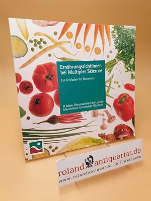 Seller image for Ernhrungsrichtlinien bei Multipler Sklerose ; Ein Leitfaden fr Patienten ; (ISBN: 3926577312) for sale by Roland Antiquariat UG haftungsbeschrnkt