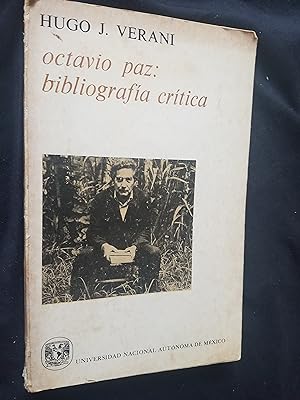Bild des Verkufers fr Octavio Paz: Bibliografa Crtica zum Verkauf von Libreria Babel