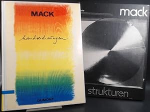 Bild des Verkufers fr 2 Bcher zusammen: Heinz Mack: 1) Mack: Handzeichnungen; 2) Mack: Strukturen. Mit einer Einfhrung von Friedrich B. Heckmanns (in Buch 1). zum Verkauf von Antiquariat Kelifer