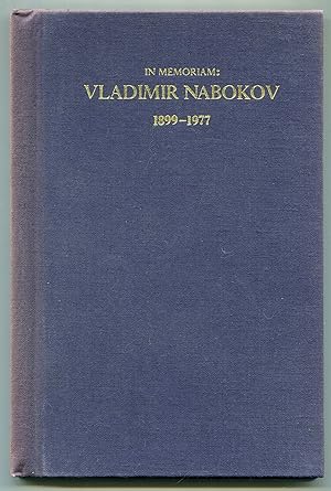 Bild des Verkufers fr In Memoriam: Vladimir Nabokov 1899-1977 zum Verkauf von Between the Covers-Rare Books, Inc. ABAA