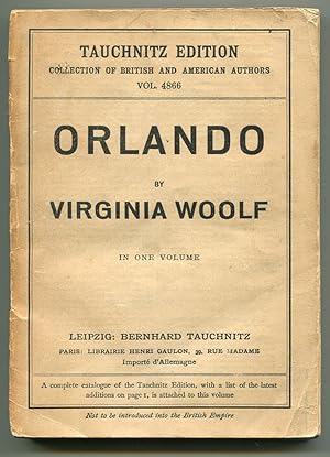 Bild des Verkufers fr Orlando: A Biography zum Verkauf von Between the Covers-Rare Books, Inc. ABAA