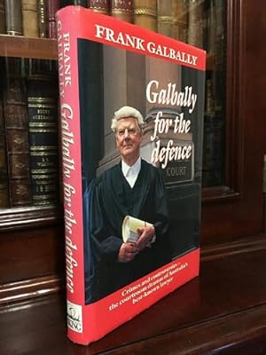 Bild des Verkufers fr Gallaby for the defence. Crimes and controversies - the courtroom dramas of Australia's best known lawyer. zum Verkauf von Time Booksellers