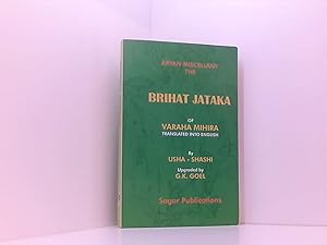 Bild des Verkufers fr Brihat Jataka of Varahamihira zum Verkauf von Book Broker