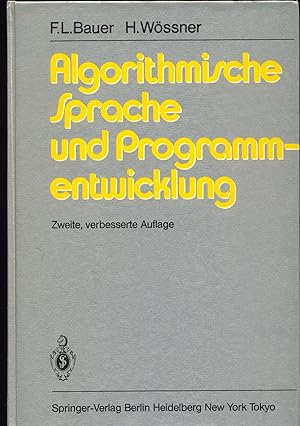 Image du vendeur pour Algorithmische Sprache und Programmentwicklung Mit 109 Abbildungen mis en vente par avelibro OHG