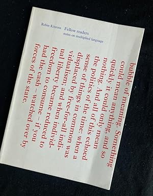 Seller image for Fellow Readers: Notes on Multiplied Language for sale by Antiquariaat Digitalis