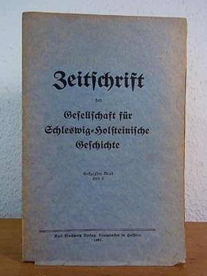 Bild des Verkufers fr Zeitschrift der Gesellschaft fr Schleswig-Holsteinische Geschichte. Band 60, Heft 2 zum Verkauf von Antiquariat Weber