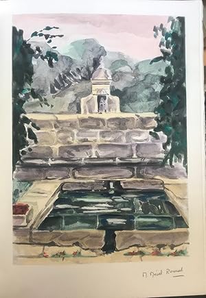 Bild des Verkufers fr En Bretagne, les Fontaines. 12 aquarelles originales de Micheline Mvel - Roussel. zum Verkauf von Librairie de l'Escurial