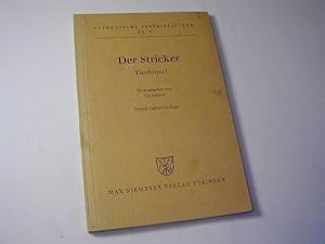 Seller image for Der Stricker Tierbispel - Altdeutsche Textbibliothek Nr. 54 for sale by Antiquariat Fuchseck