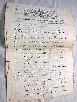 TESTAMENTO DE MARÍA ROSA SANMARTÍN, VIUDA DE PASQUAL PIERA. 1835