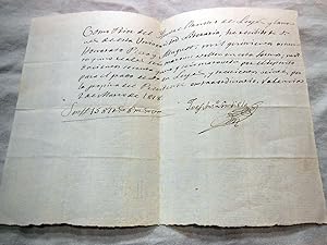 RECIBO POR EL GRADO DE DOCTOR EN LEYES 1818, VALENCIA