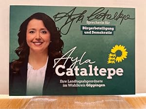 Original Autogramm Ayla Cataltepe /// Autogramm Autograph signiert signed signee