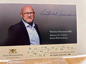 Original Autogramm Winfried Hermann /// Autogramm Autograph signiert signed signee