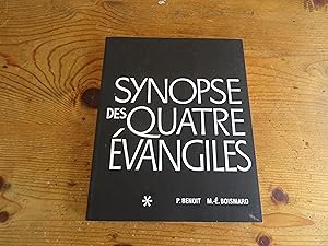 Bild des Verkufers fr Synopse Des Quatre Evangiles En Franais Avec Parallles Des Apocryphes Et Des Pres Tome I Textes zum Verkauf von librairie ESKAL