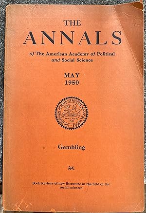 Seller image for The Annals of the American Academy of Political and Social Science May, 1950 GAMBLING issue for sale by Rob Warren Books