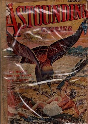 ASTOUNDING STORIES AUGUST 1931. The Midget from the Island by H.G. Winter. COLLECTIBLE PULP MAGAZ...