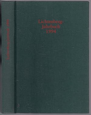 Seller image for Lichtenberg-Jahrbuch 1994. Herausgegeben im Auftrag der Lichtenberg-Gesellschaft for sale by Graphem. Kunst- und Buchantiquariat