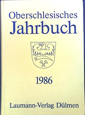 Bild des Verkufers fr Oberschlesisches Jahrbuch : 1986. Bd. 2. zum Verkauf von books4less (Versandantiquariat Petra Gros GmbH & Co. KG)