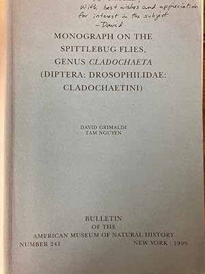 Monograph on the Spittlebug Flies, Genus Cladochaeta (Diptera: Drosophilidae Cladochaetini).