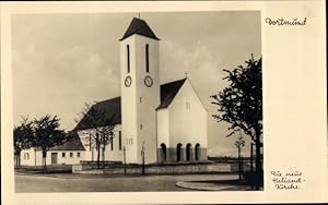 Bild des Verkufers fr Ansichtskarte / Postkarte Dortmund im Ruhrgebiet, Neue Heliand-Kirche zum Verkauf von akpool GmbH