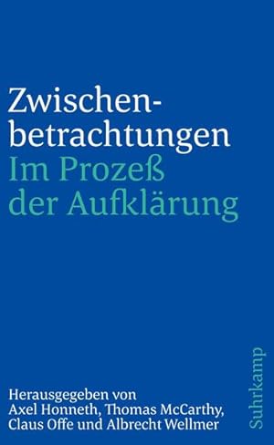 Imagen del vendedor de Zwischenbetrachtungen Im Proze der Aufklrung. Jrgen Habermas zum 60. Geburtstag a la venta por Bunt Buchhandlung GmbH