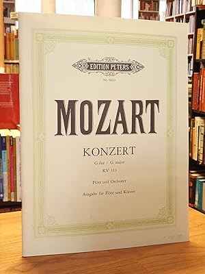 Konzert Nr. 1 G Dur für Flöte und Orchester KV 313, Ausgabe für Flöte und Klavier und Kadenzen un...