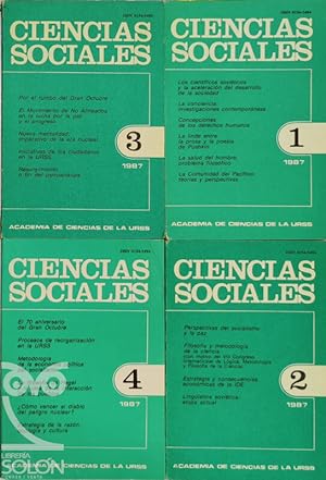 Seller image for Ciencias Sociales - 4 Vols. - Ao 1987 (Completo) for sale by LIBRERA SOLN
