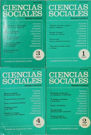 Seller image for Ciencias Sociales - 4 Vols. - Ao 1991 (Completo) for sale by LIBRERA SOLN
